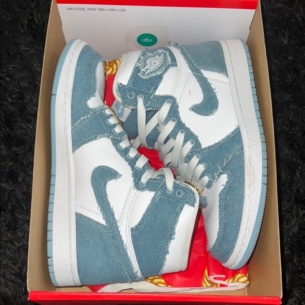 Nike Air Jordan 1 High Retro Denim Sneakers